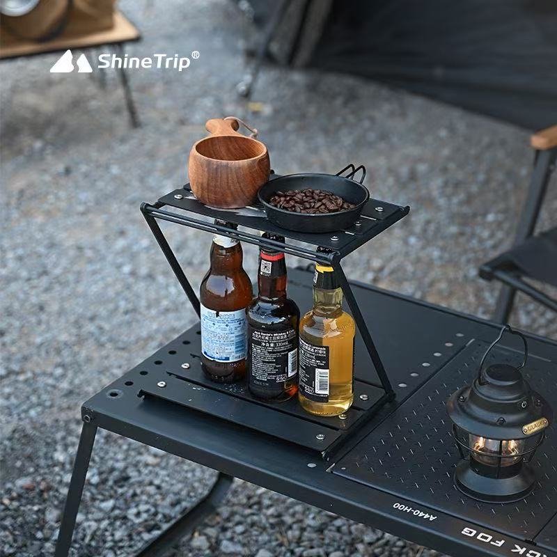 Camp Cutting Board - ShineTrip Składany Stojak Kempingowy Typu Z,