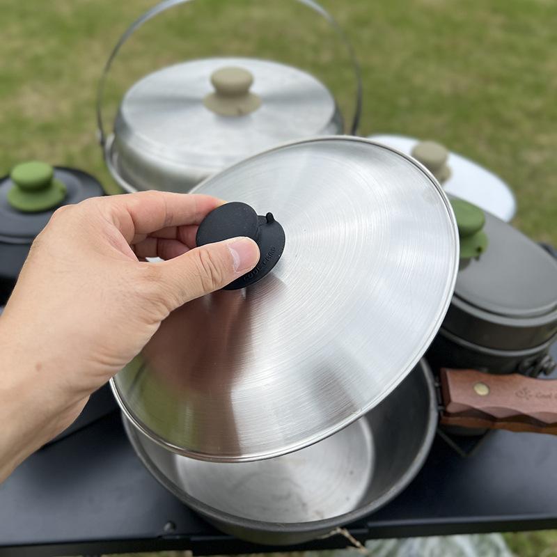 Camping Cooking Cup - 1 szt. Silikonowy uchwyt do pokrywki