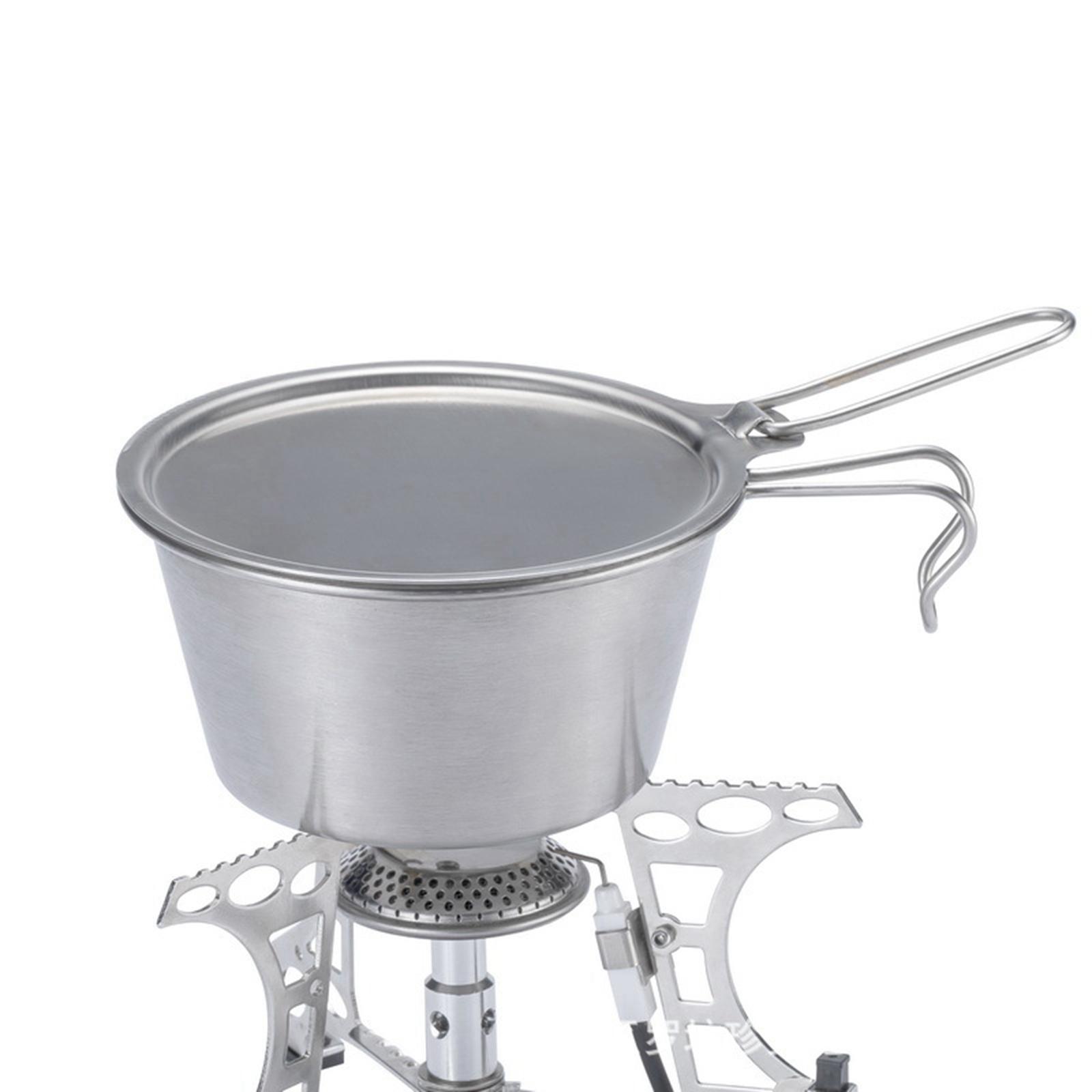 Camping Cooking Dishes - Lekka pokrywka do garnka kempingowego, miseczka,