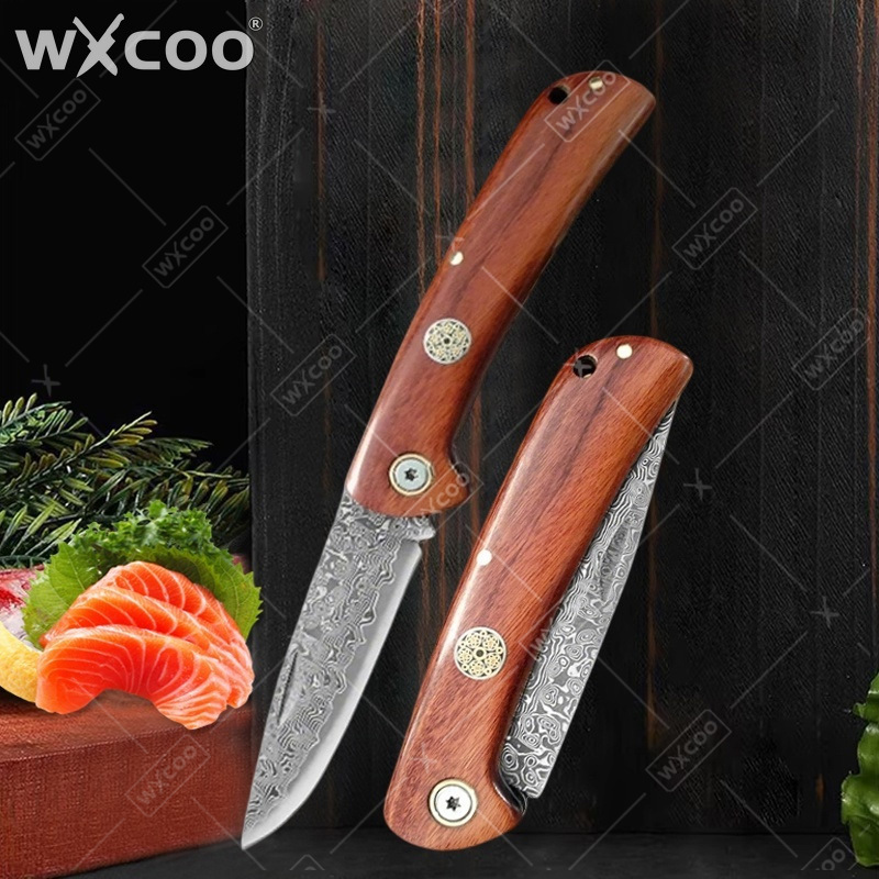 Camping Cooking Knife - Nóż składany WXCOO, nóż kieszonkowy ze