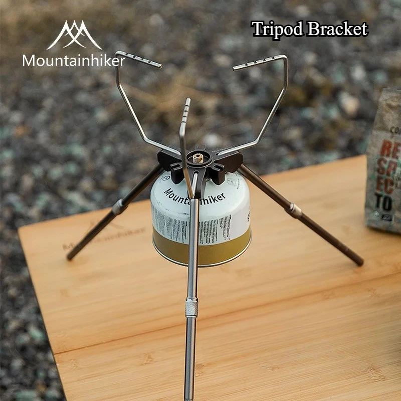 Camping Cooking Equipment Gas - Uchwyt trójnógowy MOUNTAINHIKER do kuchenki kempingowej,