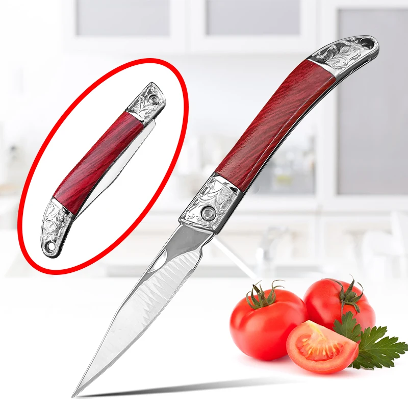 Camping Cooking Knife - Nóż uniwersalny składane ostrze do odkostniania