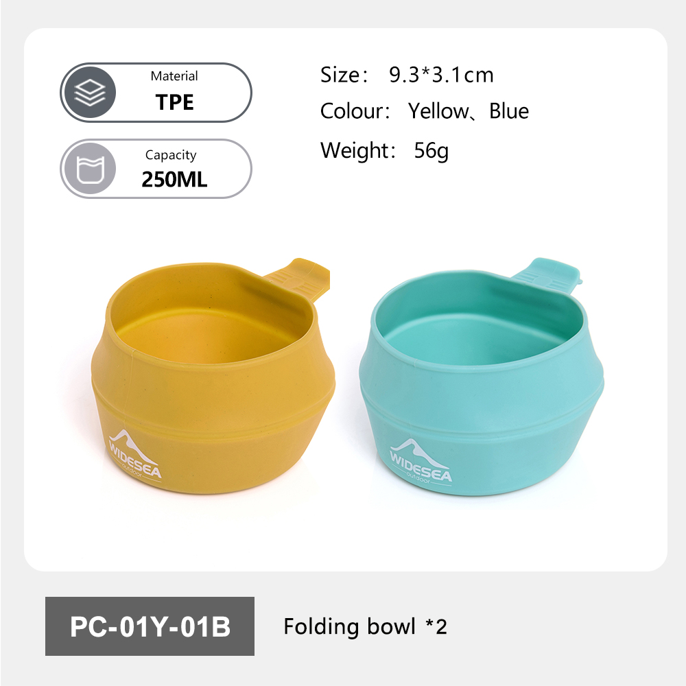 Camp Cutting Board - Widesea Camping 250ml Miękki składany kubek