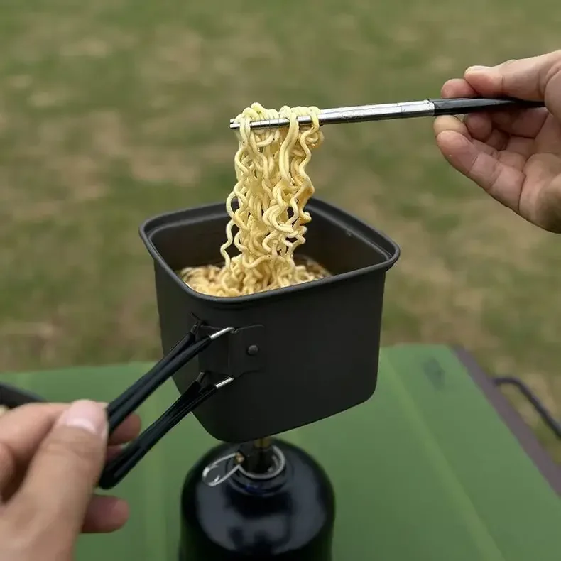 Zestaw naczyń turystycznych: s – Camping Cooking Cutlery Set recenzja i cena