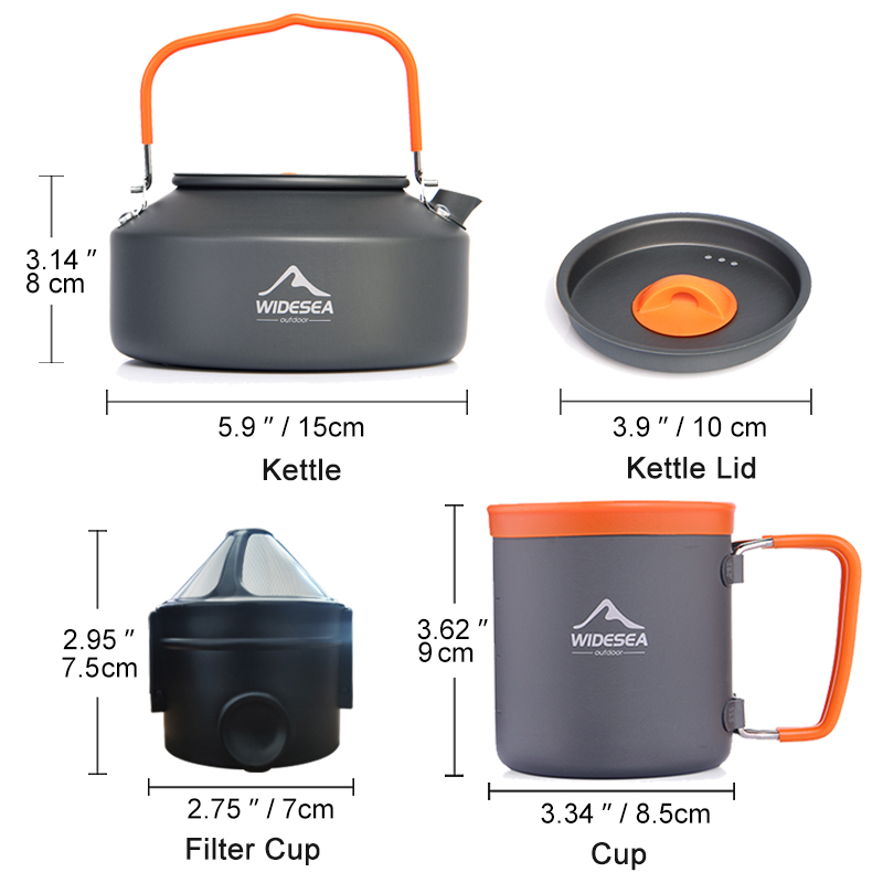 Widesea Camping zestaw garnków – Camping Cooking Cup recenzja i cena