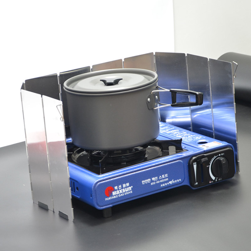 9 płyt kuchenka gazowa osłona  – Camping Cooking Windscreen recenzja i cena