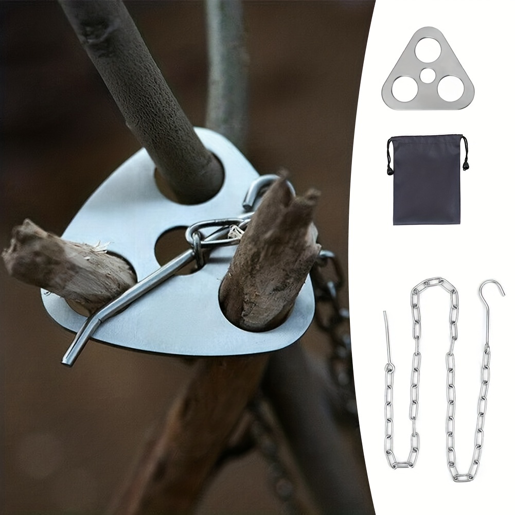 Przenośny, odłączany statyw do – Camping Cooking Hanger recenzja i cena