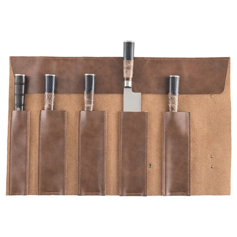 Skórzana torba na nóż szefa ku – Camping Cooking Knife recenzja i cena
