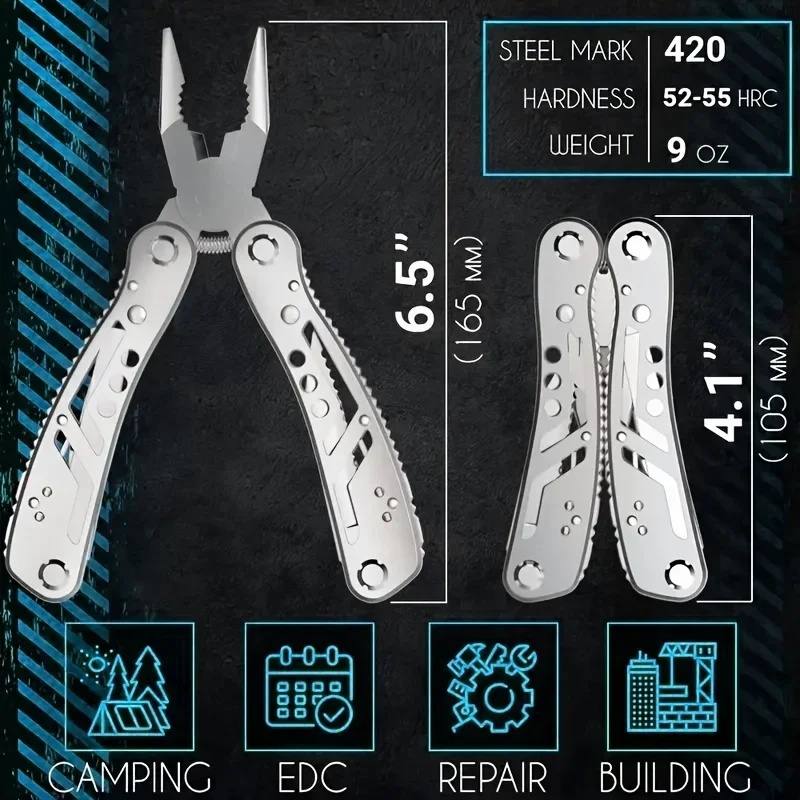 Narzędzie wielofunkcyjne 24w1  – Camping Cooking Knife recenzja i cena