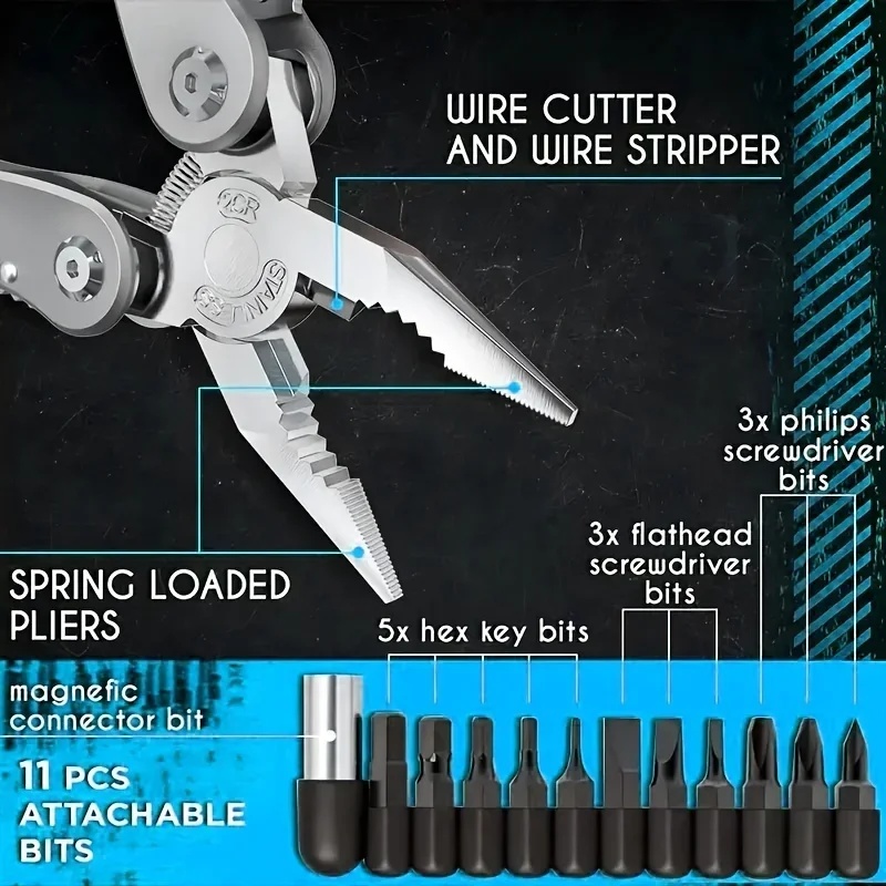 Narzędzie wielofunkcyjne 24w1  – Camping Cooking Knife recenzja i cena