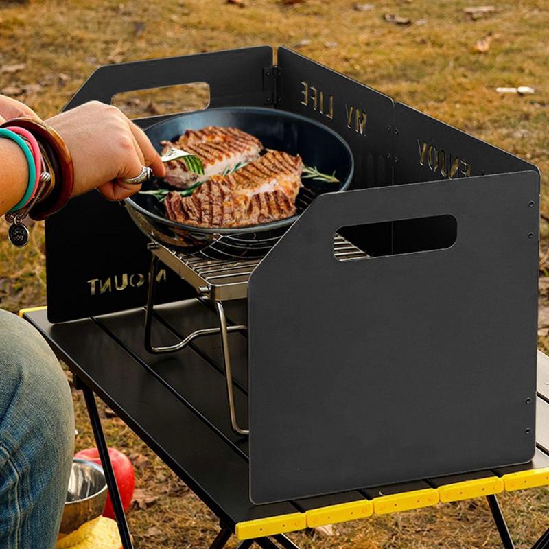 Czterokrotna kuchenka gazowa o – Camping Cooking Windscreen recenzja i cena