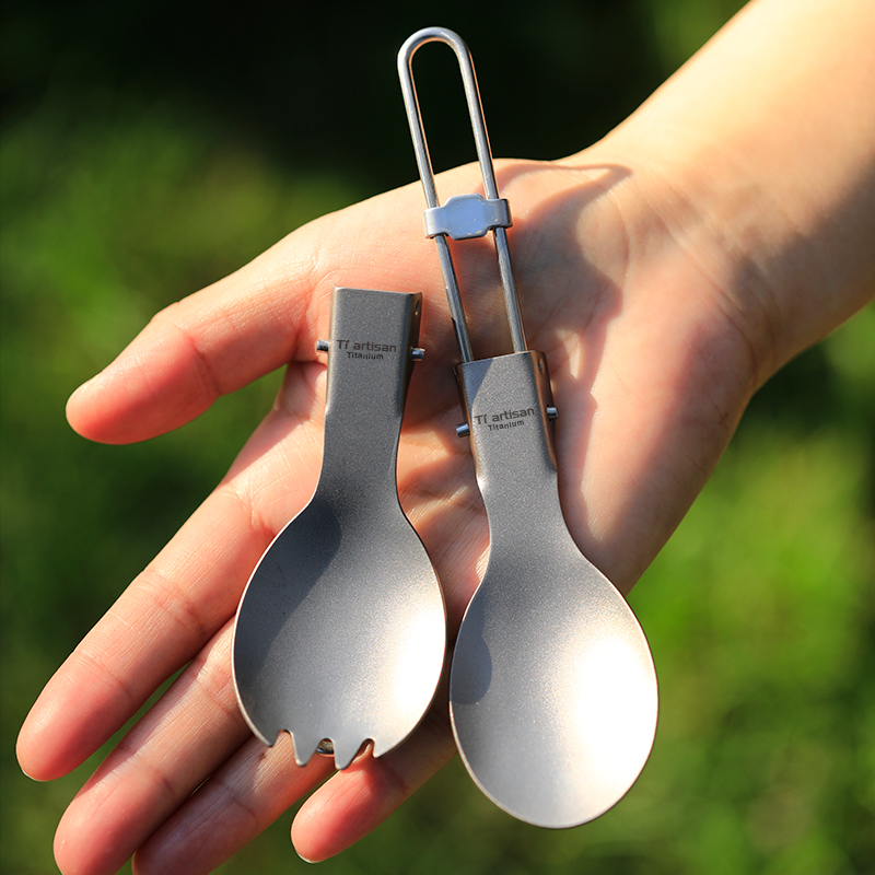 Łyżka-taśmówka tytanowa Tiarti – Camping Cooking Knife recenzja i cena