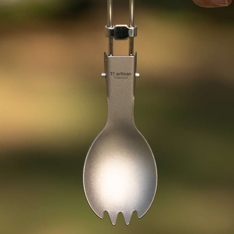 Łyżka-taśmówka tytanowa Tiarti – Camping Cooking Knife recenzja i cena