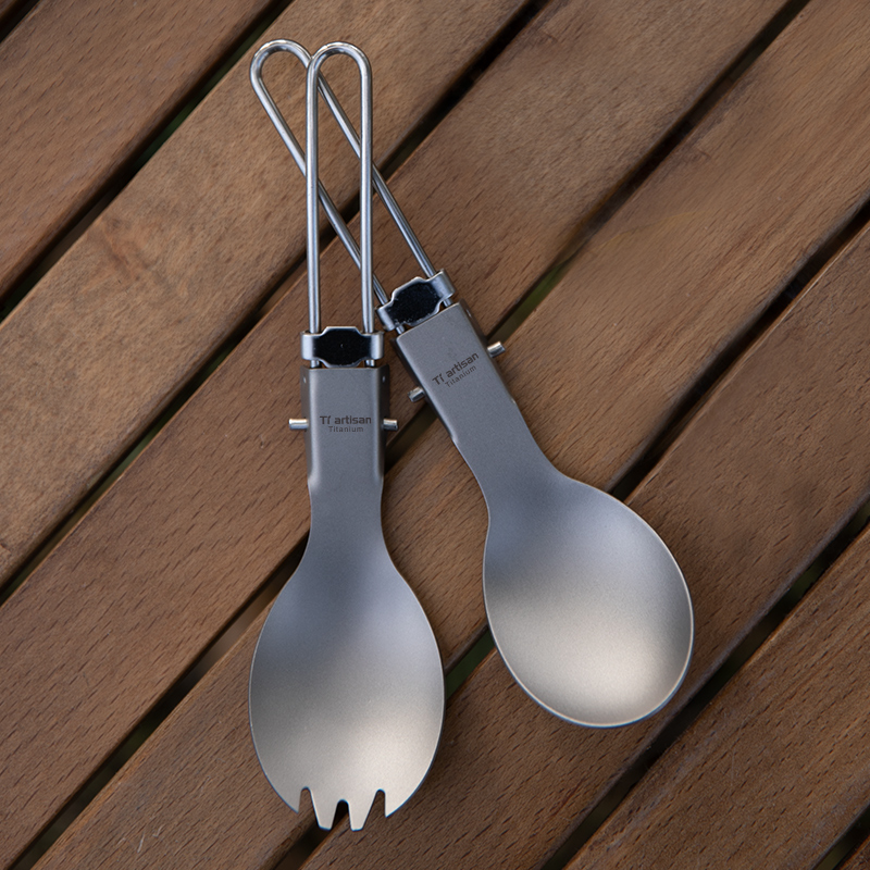 Łyżka-taśmówka tytanowa Tiarti – Camping Cooking Knife recenzja i cena