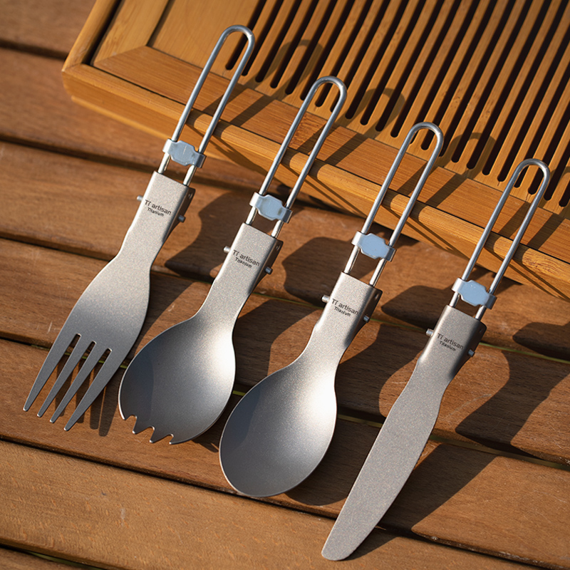 Łyżka-taśmówka tytanowa Tiarti – Camping Cooking Knife recenzja i cena