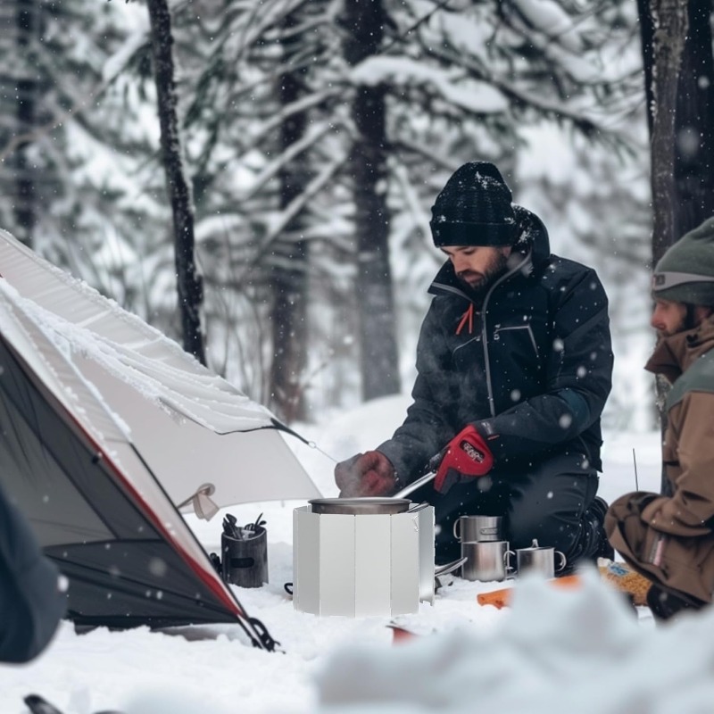 Przenośny parawan przeciwwiatr – Camping Cooking Windscreen recenzja i cena
