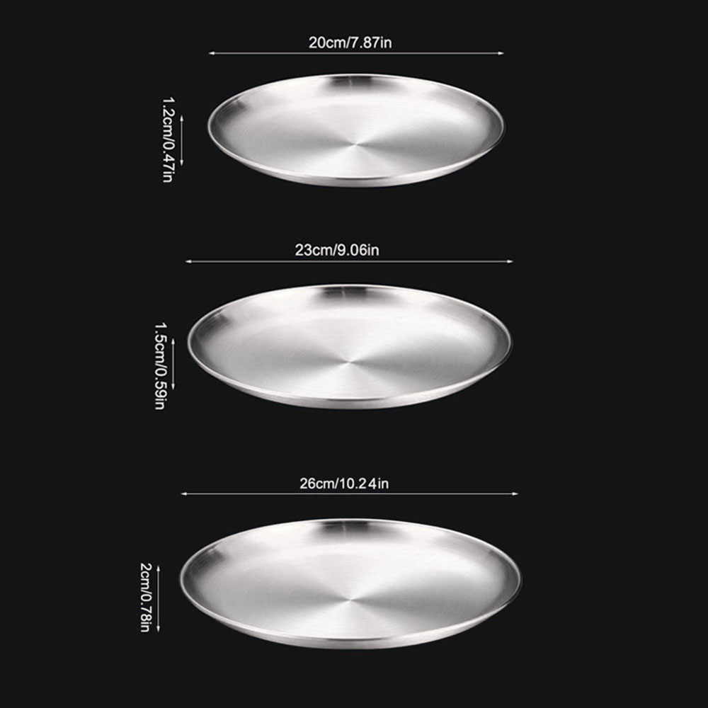 8 szt. Metalowych Talerzy Obia – Camping Cooking Dishes recenzja i cena