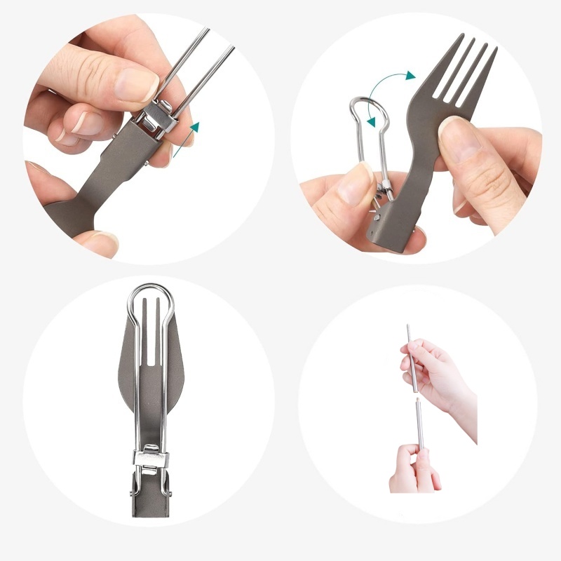 Zestaw składanych przyborów ku – Camping Cooking Cutlery Set recenzja i cena