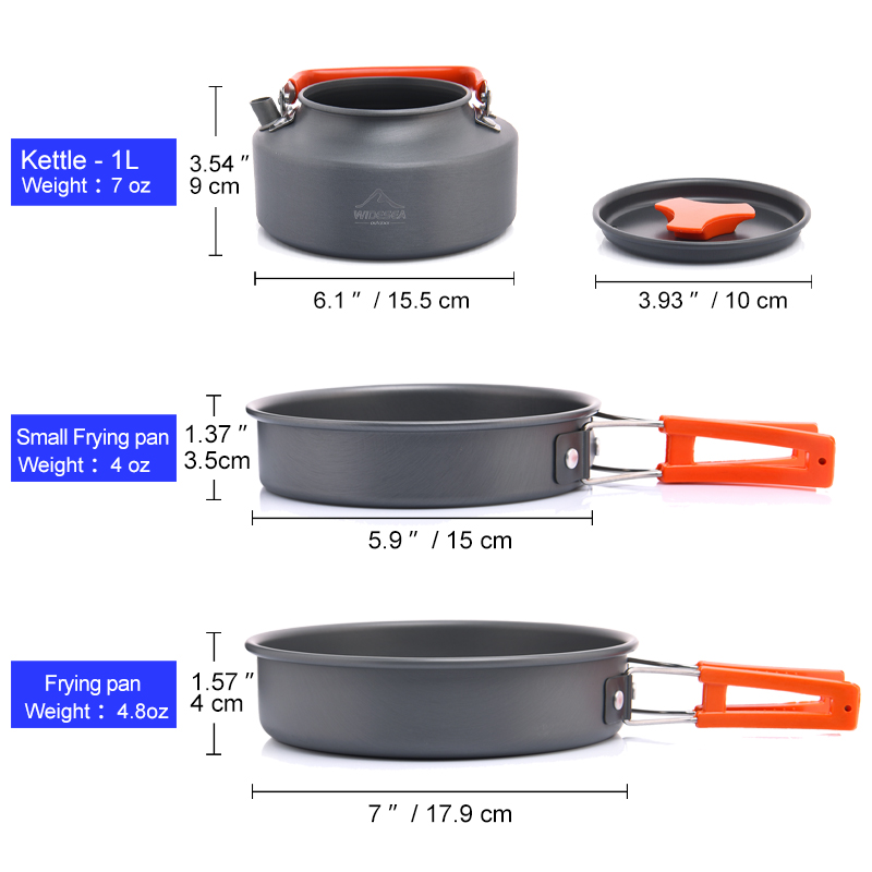 Widesea Camping Outdoor Cookwa – Camping Cooking Cutlery Set recenzja i cena