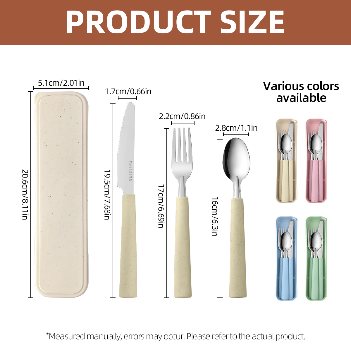 1 zestaw przenośnych sztućców  – Camping Cooking Cutlery Set recenzja i cena