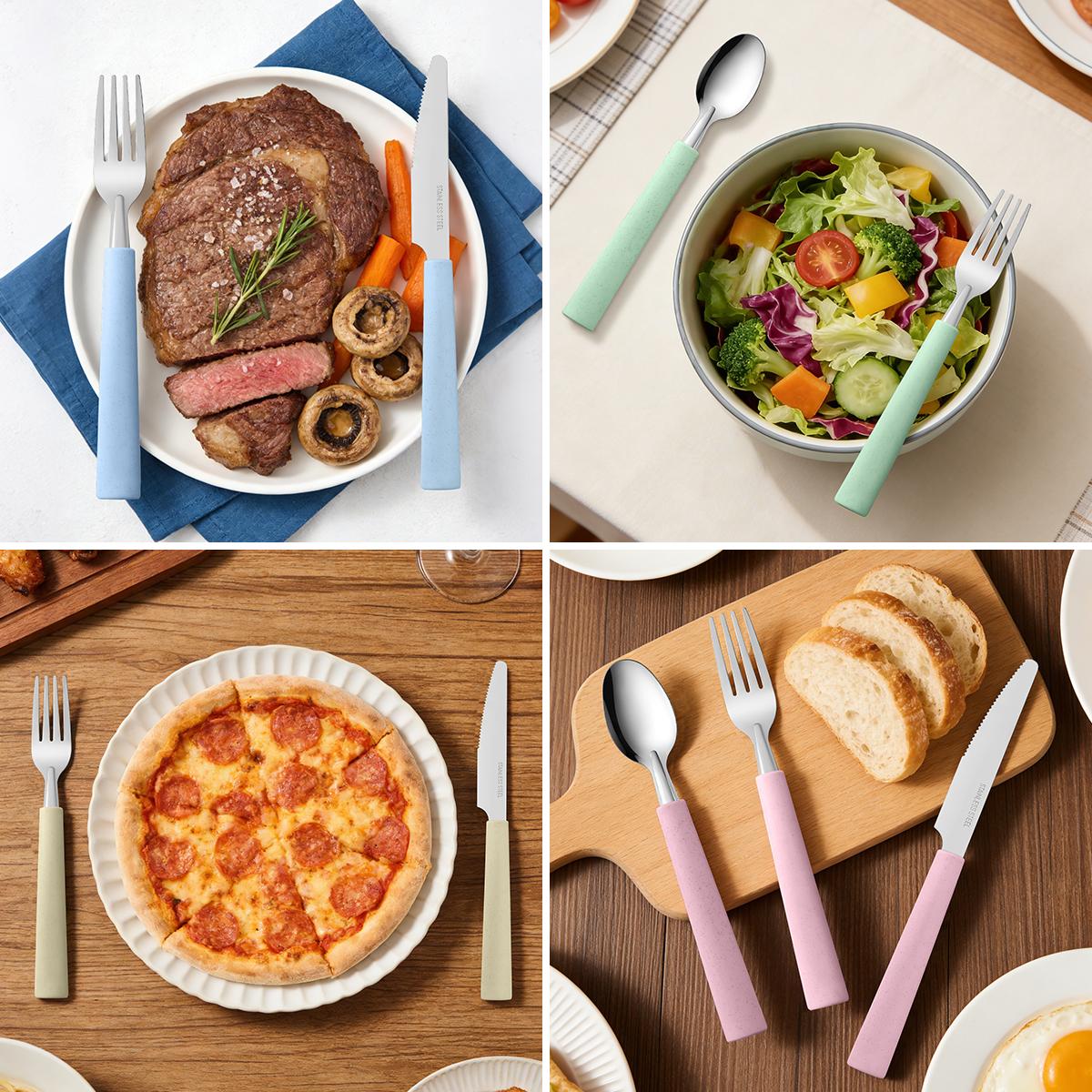 1 zestaw przenośnych sztućców  – Camping Cooking Cutlery Set recenzja i cena