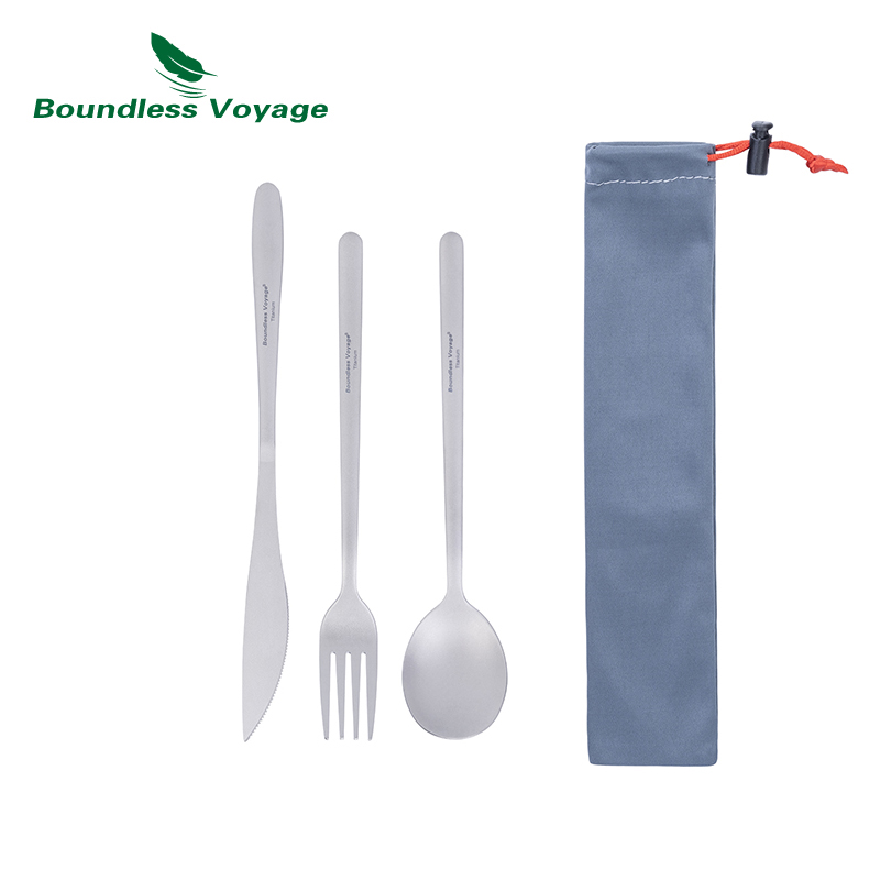 Boundless Voyage Titanium Dinn – Camping Cooking Cutlery Set recenzja i cena