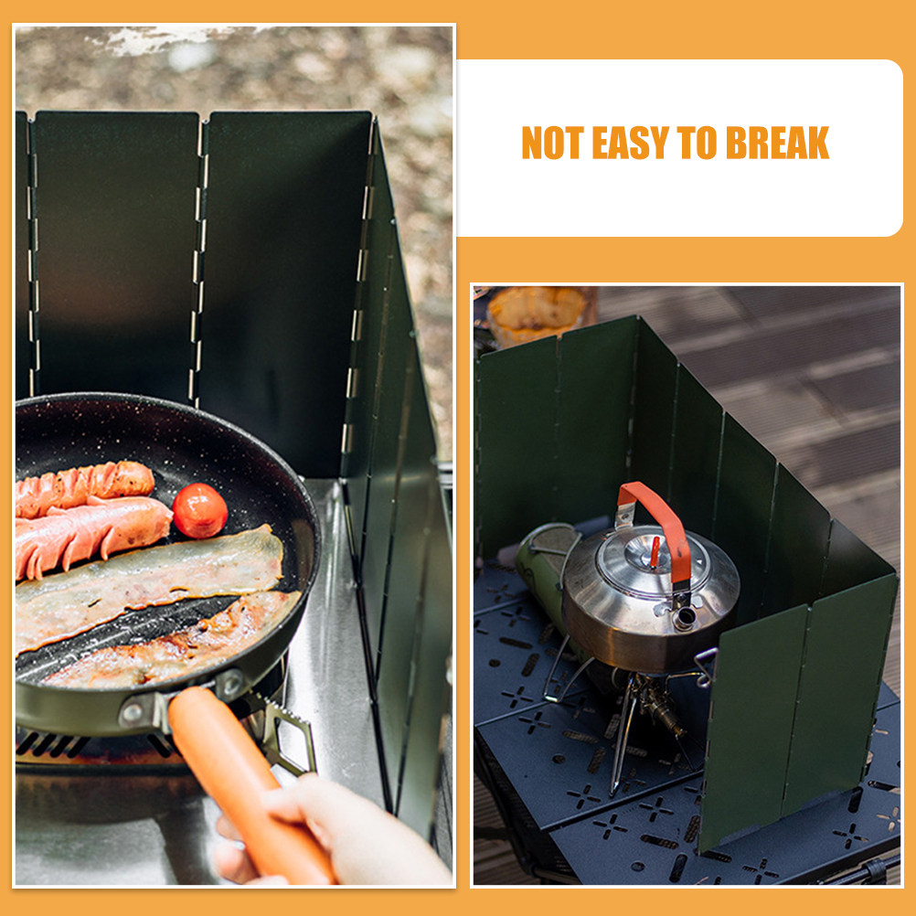 Wytrzymała składana osłona prz – Camping Cooking Windscreen recenzja i cena
