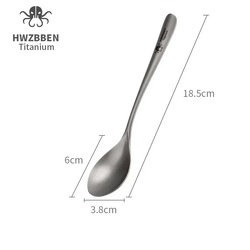 HWZBBEN Tytanowa zastawa stoło – Camping Cooking Cutlery Set recenzja i cena