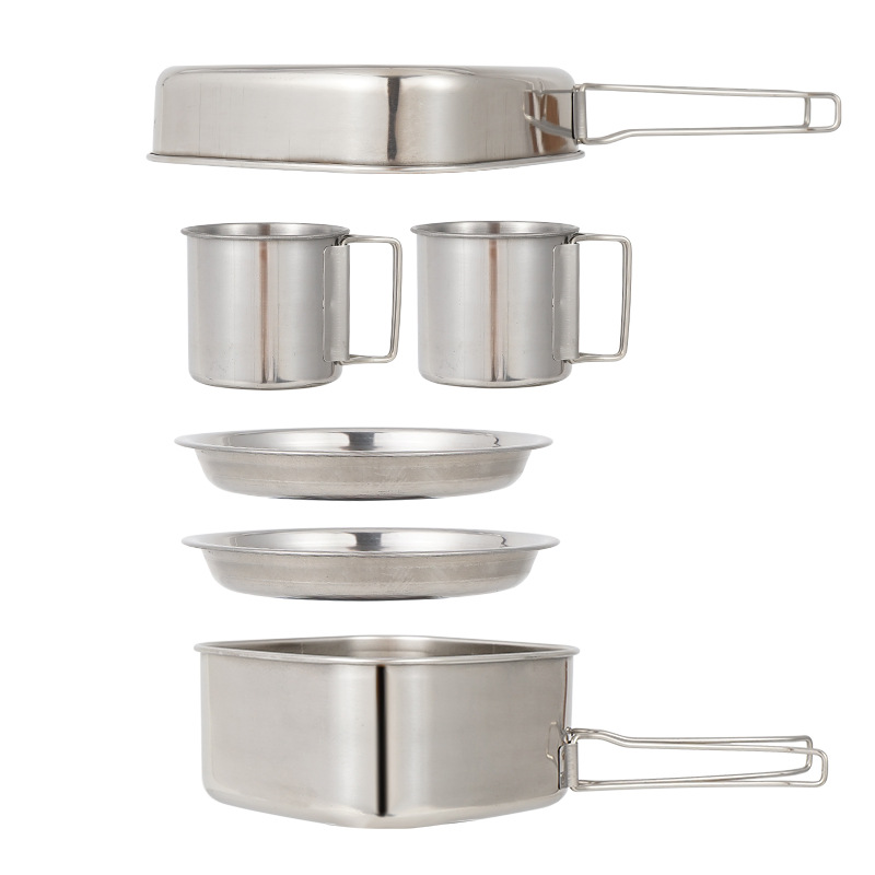 6-częściowy Zestaw Naczyń Kemp – Camping Cooking Cup recenzja i cena