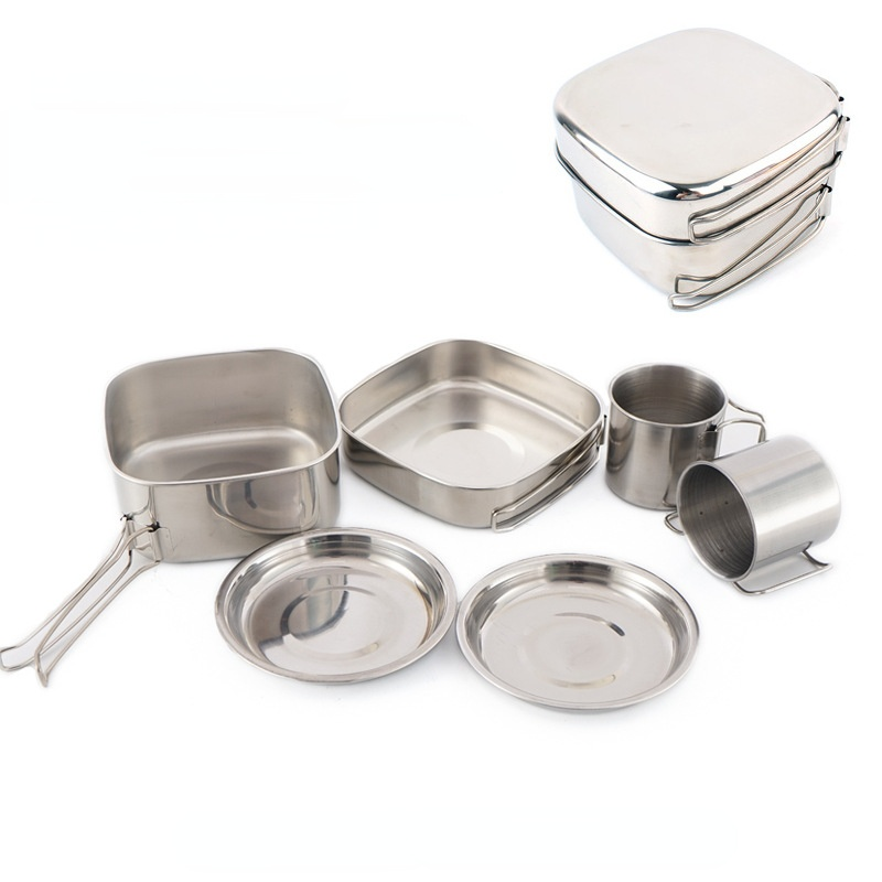 6-częściowy Zestaw Naczyń Kemp – Camping Cooking Cup recenzja i cena
